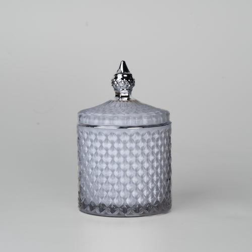 23cl White Geo Jar - Limited Edition