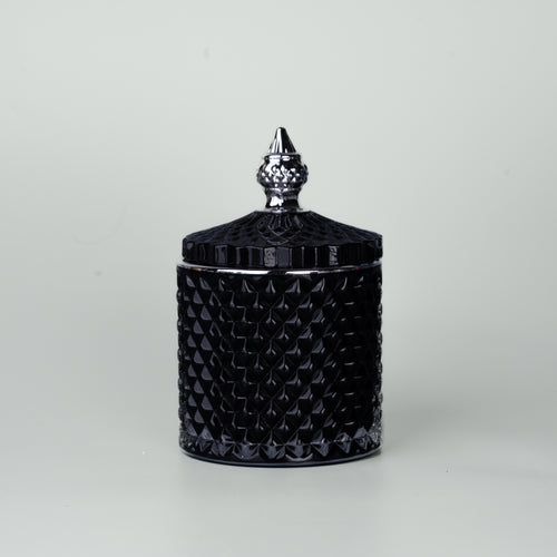 23cl Black Geo Jar - Limited Edition