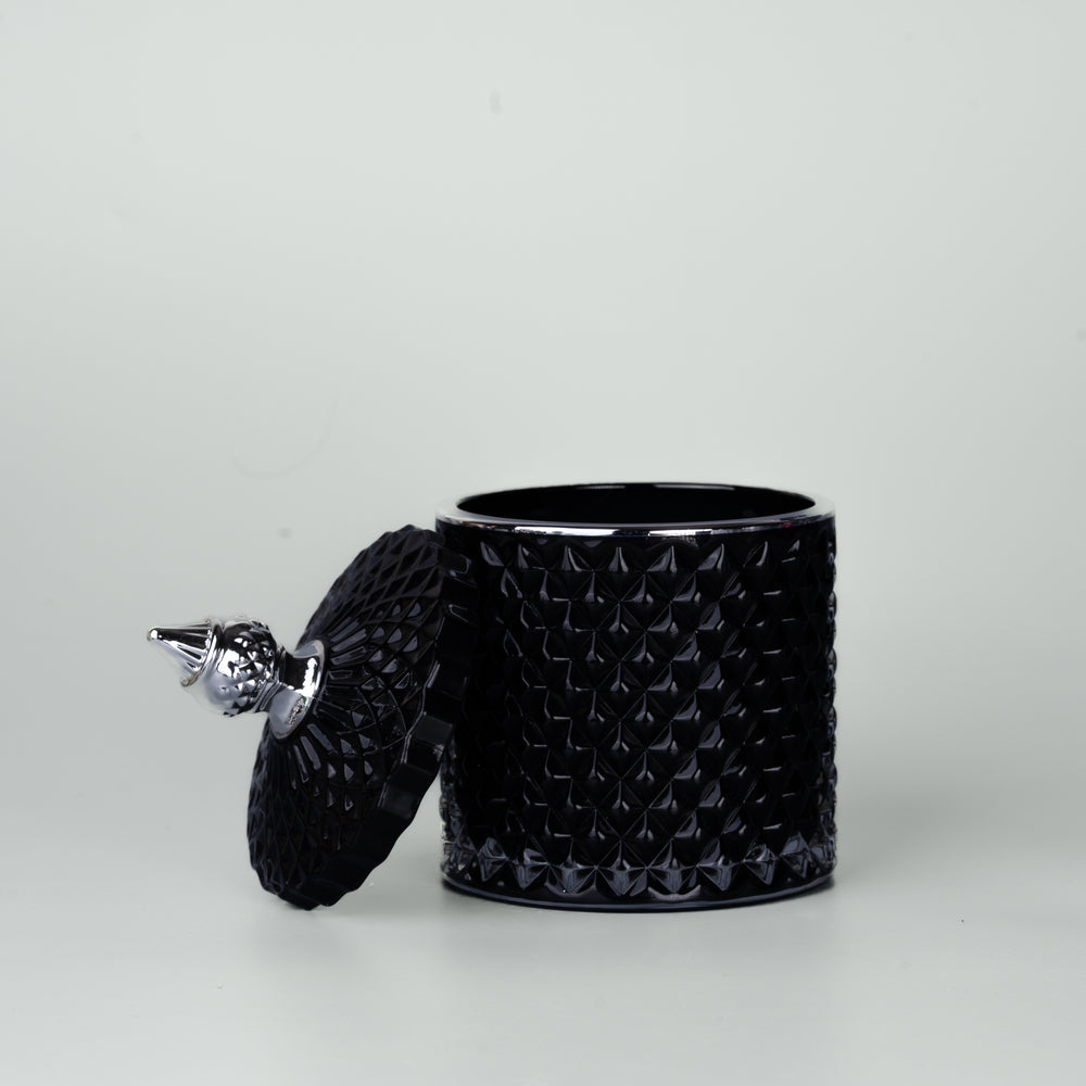 23cl Black Geo Jar - Limited Edition