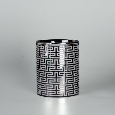 30cl White Crown Geo Ceramic Jar - Limited Edition