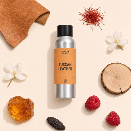 Tuscan Leather fragrance oil – spicy oriental woody candle scent by Candle Shack