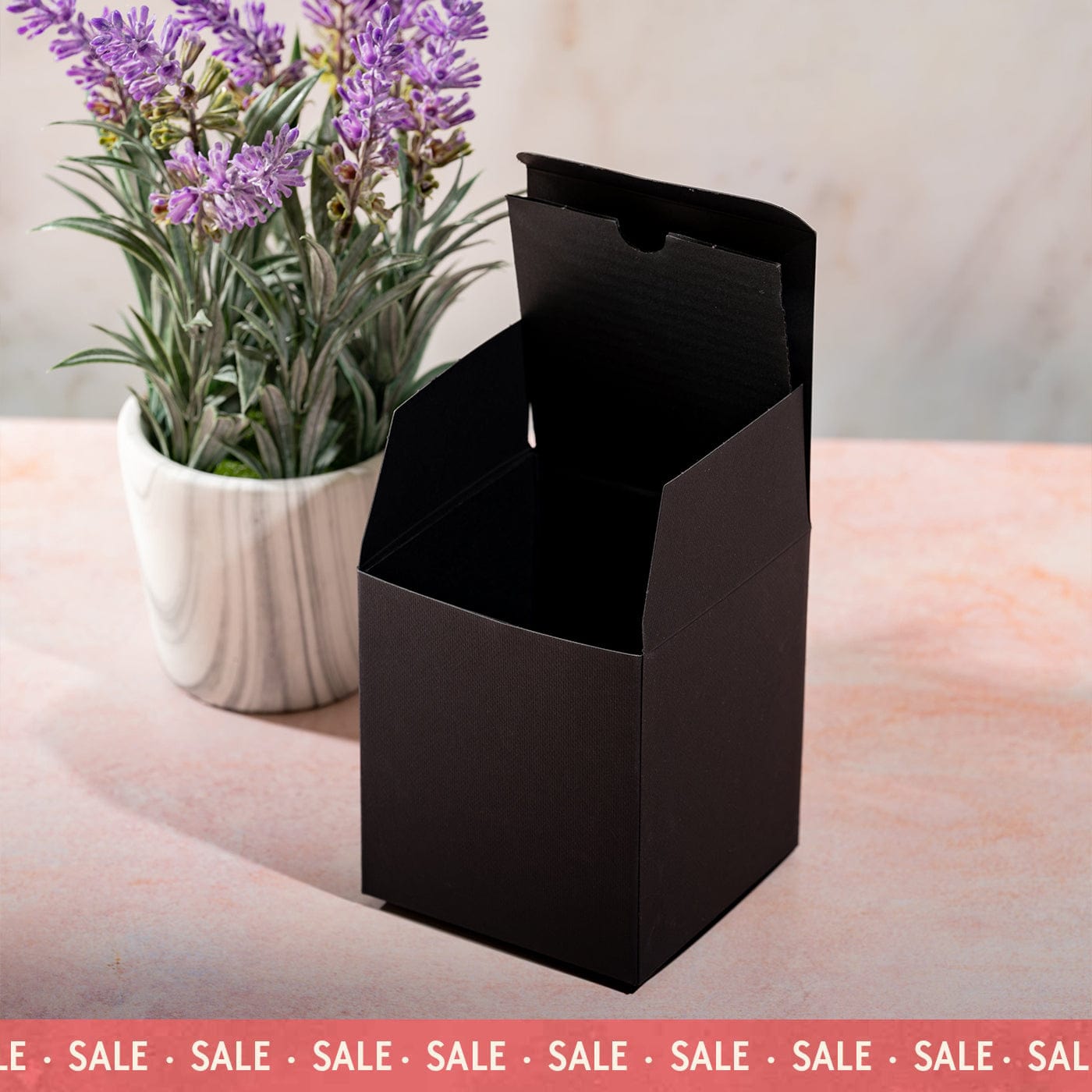 Folding Box & Liner For 30cl Lotti - Black sale label