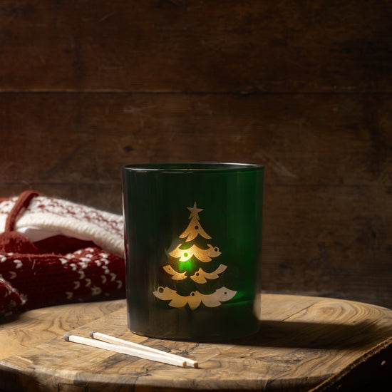 Pining For You - Emerald Green 30cl Lotti Christmas Candle Jar