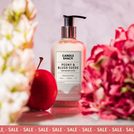 Hand & Body Lotion - Peony & Blush Suede
