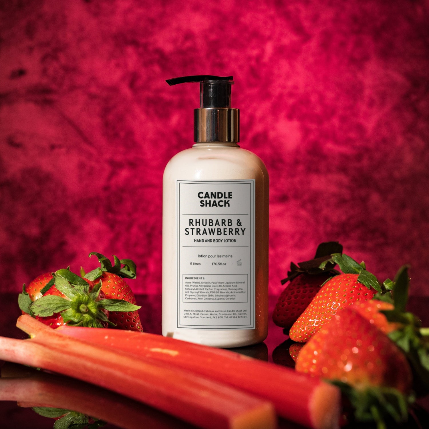 Hand & Body Lotion - Rhubarb & Strawberry