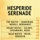 Hesperide Serenade Fragrance Oil Scent Card