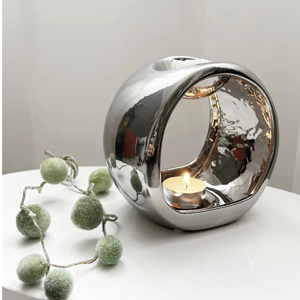 Wax Burner Porto - Chrome