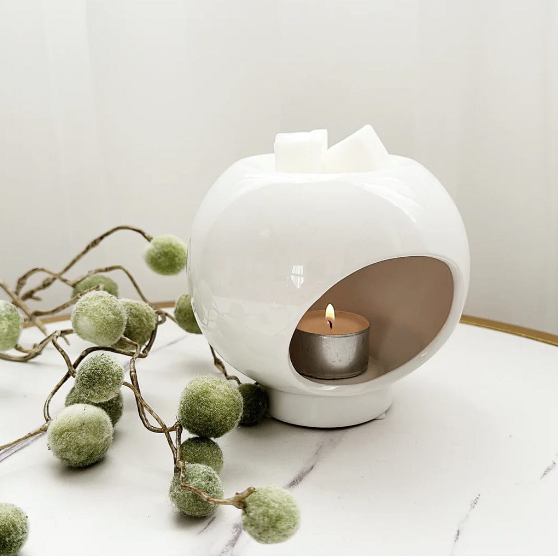 Wax Burner Prague - White