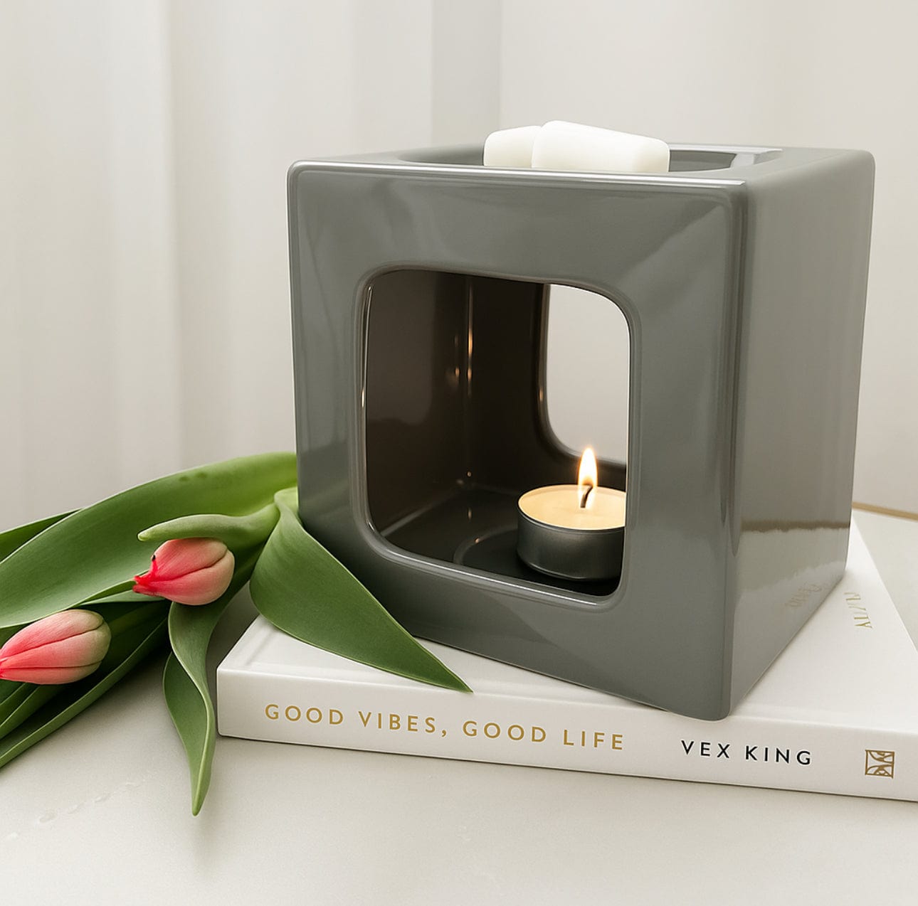 Wax Burner Talin - Grey