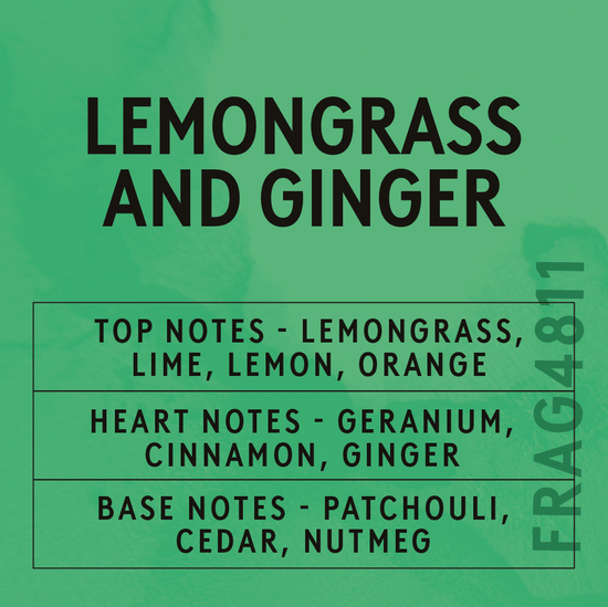 Lemongrass & Ginger Fragrance Oil (NEW)