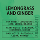 Lemongrass & Ginger Fragrance Oil (NEW)
