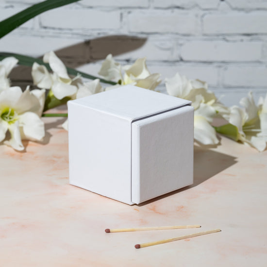 Luxury Rigid Box for 30cl Ebony Jar - White