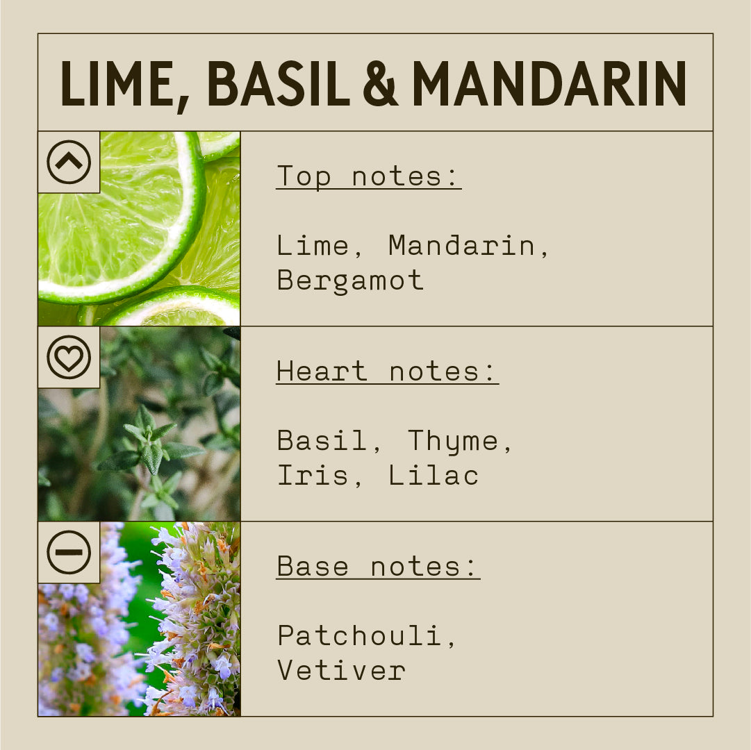 Lime, Basil & Mandarin Fragrance Oil