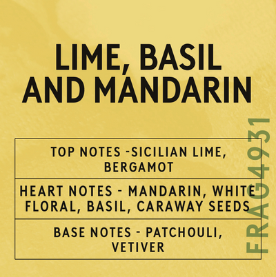 Lime, Basil & Mandarin Fragrance Oil (New Mod)