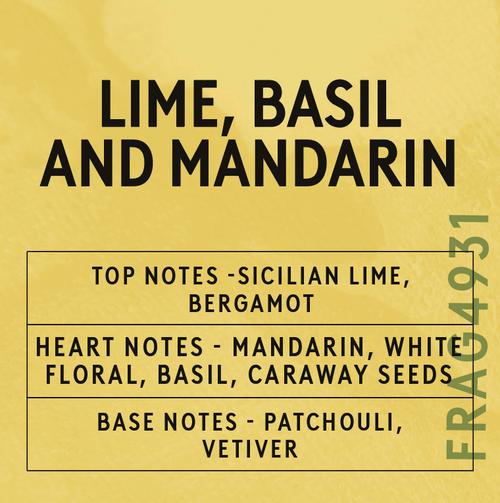 Lime, Basil & Mandarin Fragrance Oil (New Mod)