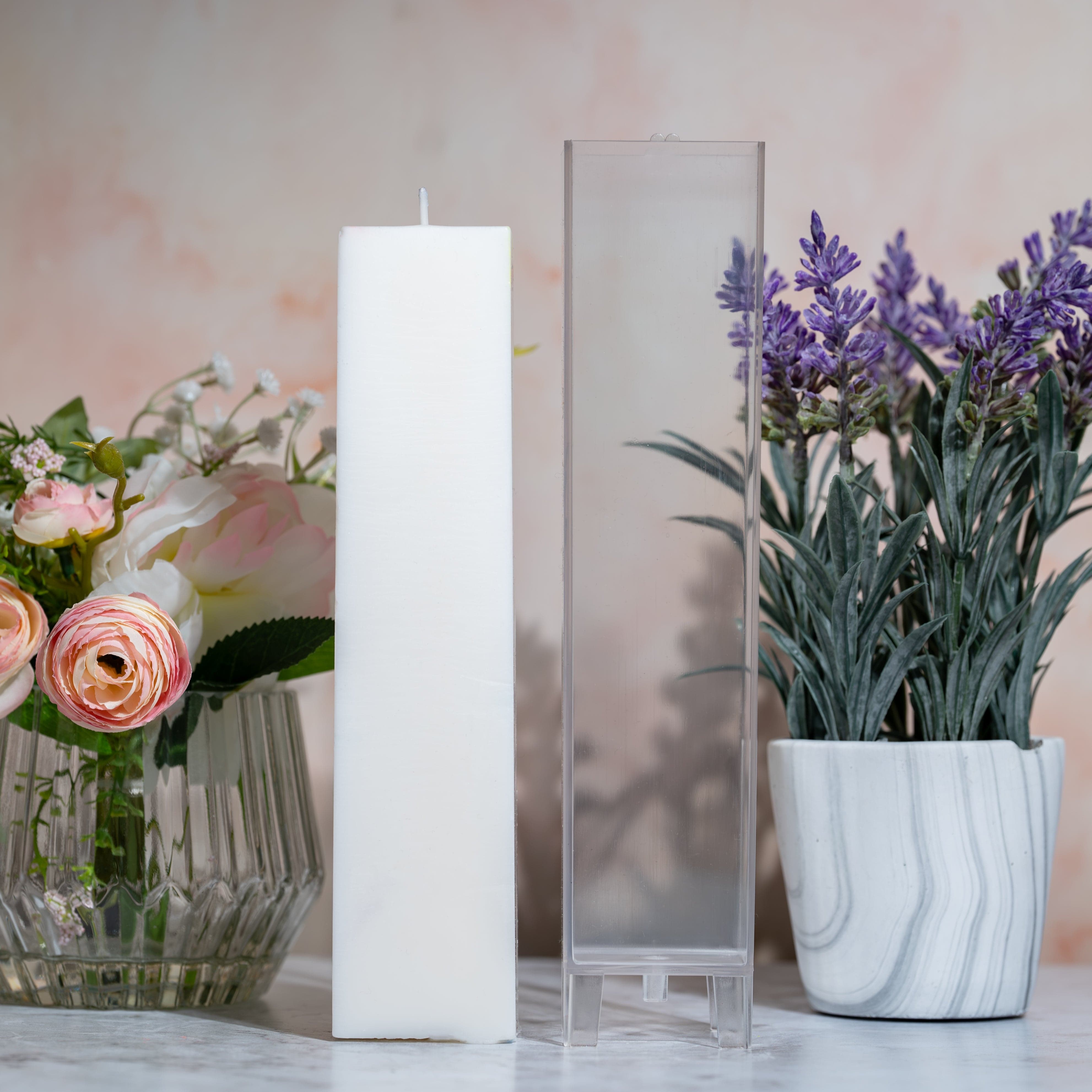 Rectangle Pillar Candle Mould | Candle Shack UK