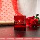 Kiss Me - Ruby Red 30cl Lotti Romantic Candle Jar