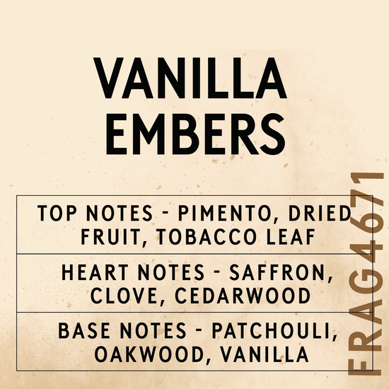 Vanilla Embers Fragrance Notes