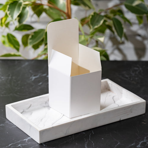 White Simplicity Candle Box (Size 2)
