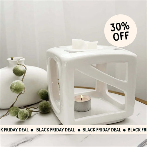 Wax Burner Naples - White