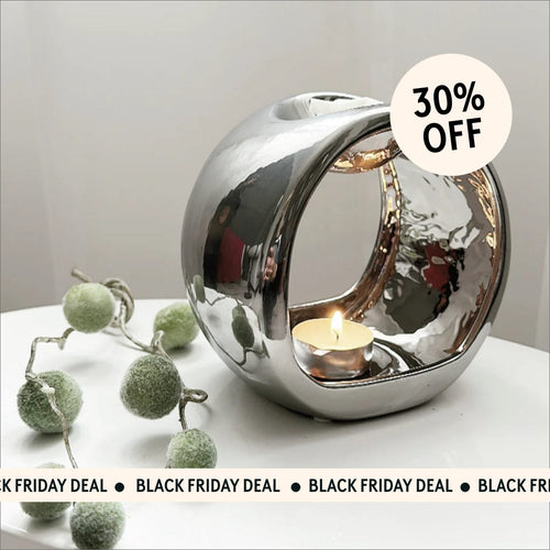 Wax Burner Porto - Chrome