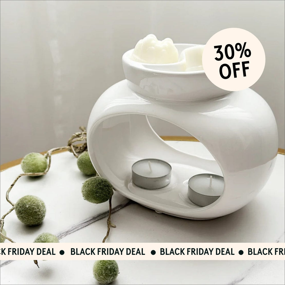 Wax Burner Rome Deluxe - White