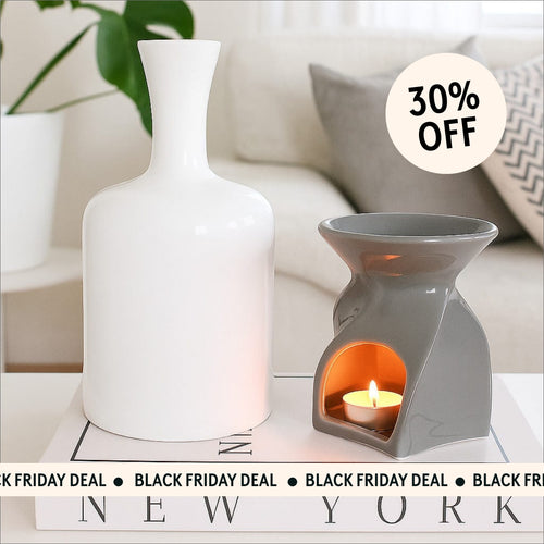 Wax Burner Lyon - Grey