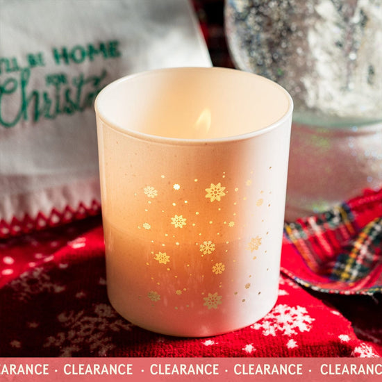 Winterful Life - Gloss White 30cl Lotti Christmas Candle Jar