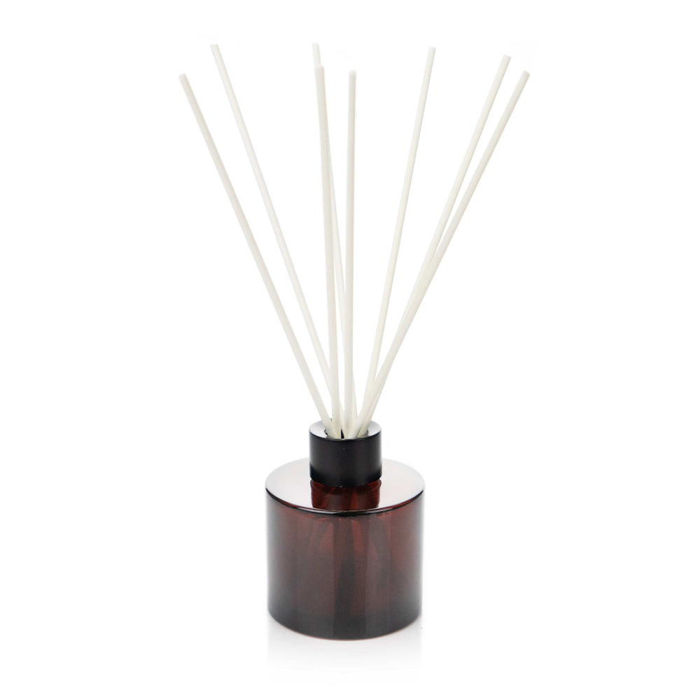 Candle Shack Diffuser Bottle 100ml Squat Diffuser Bottle - Amber (Box of 6)