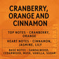 Cranberry, Orange and Cinnamon Fragrance Oil