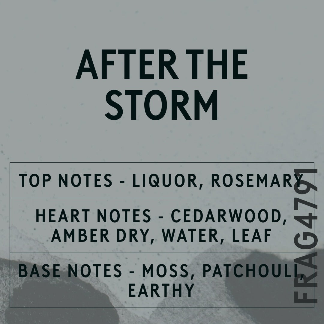 After The Storm Fragrance Oil scent card (English)
