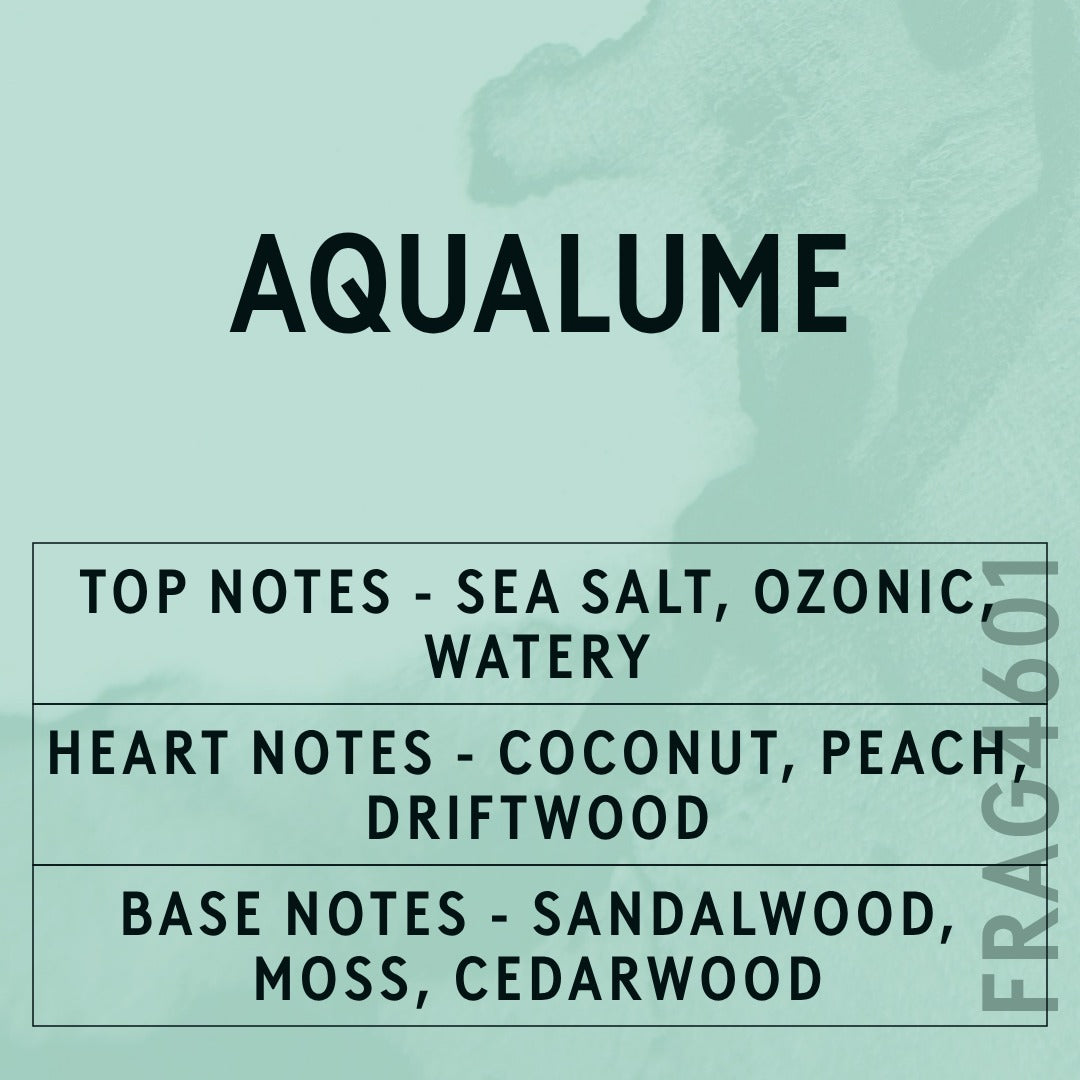 AquaLume Fragrance Oil scent card (English)