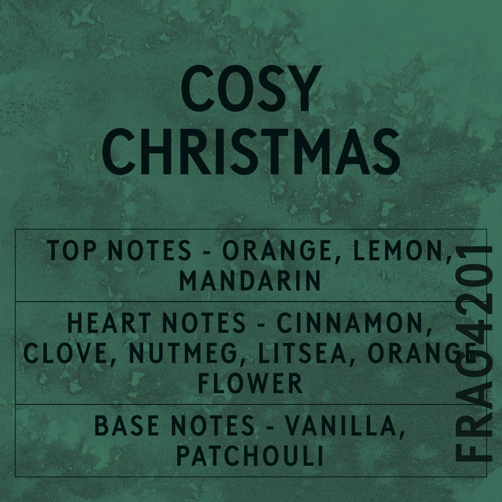 Cosy Christmas Fragrance Oil scent card (English)