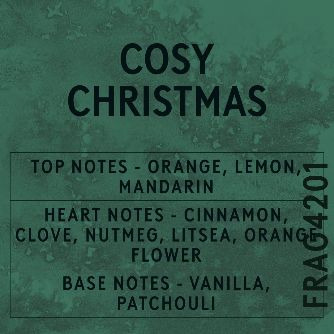 Cosy Christmas Fragrance Oil scent card (English)
