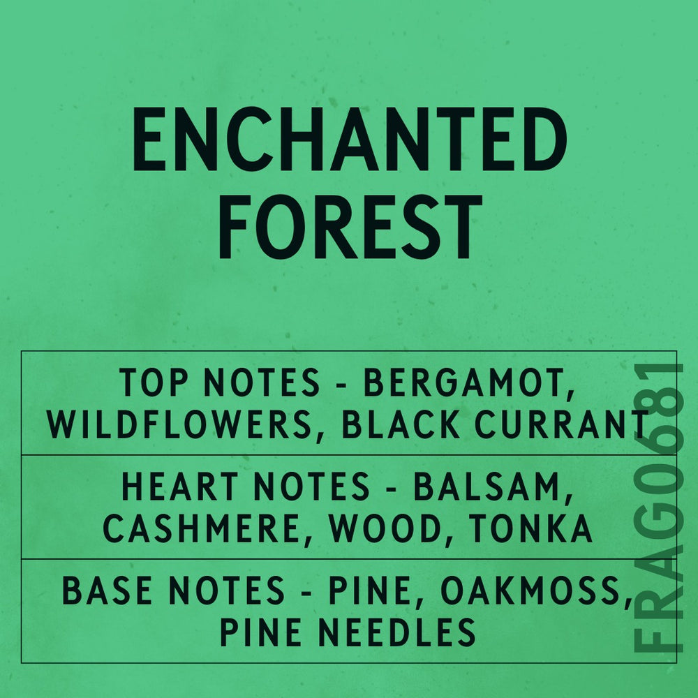 Enchanted Forest Fragrance Oil scent card (English)
