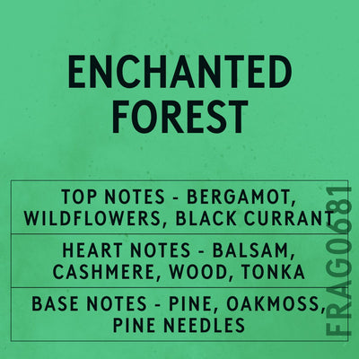 Enchanted Forest Fragrance Oil scent card (English)