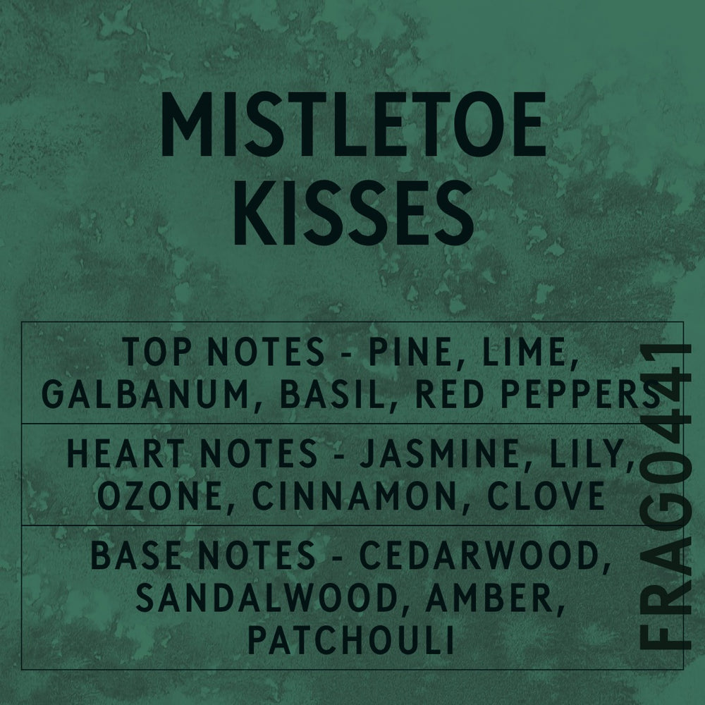 Mistletoe Kisses Fragrance Oil scent card (English)