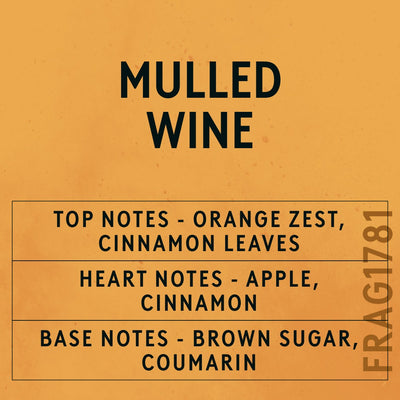 Mulled Wine Fragrance Oil scent card (English)