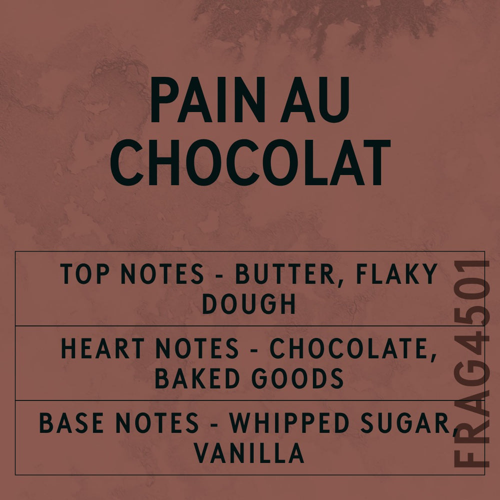 Pain Au Chocolat Fragrance Oil scent card (English)