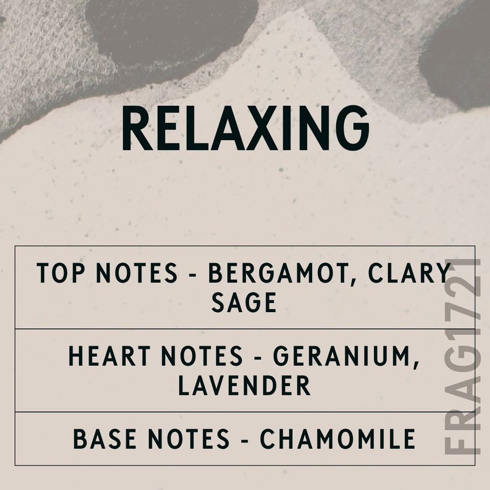 Relaxing Natural Oil scent card (English)