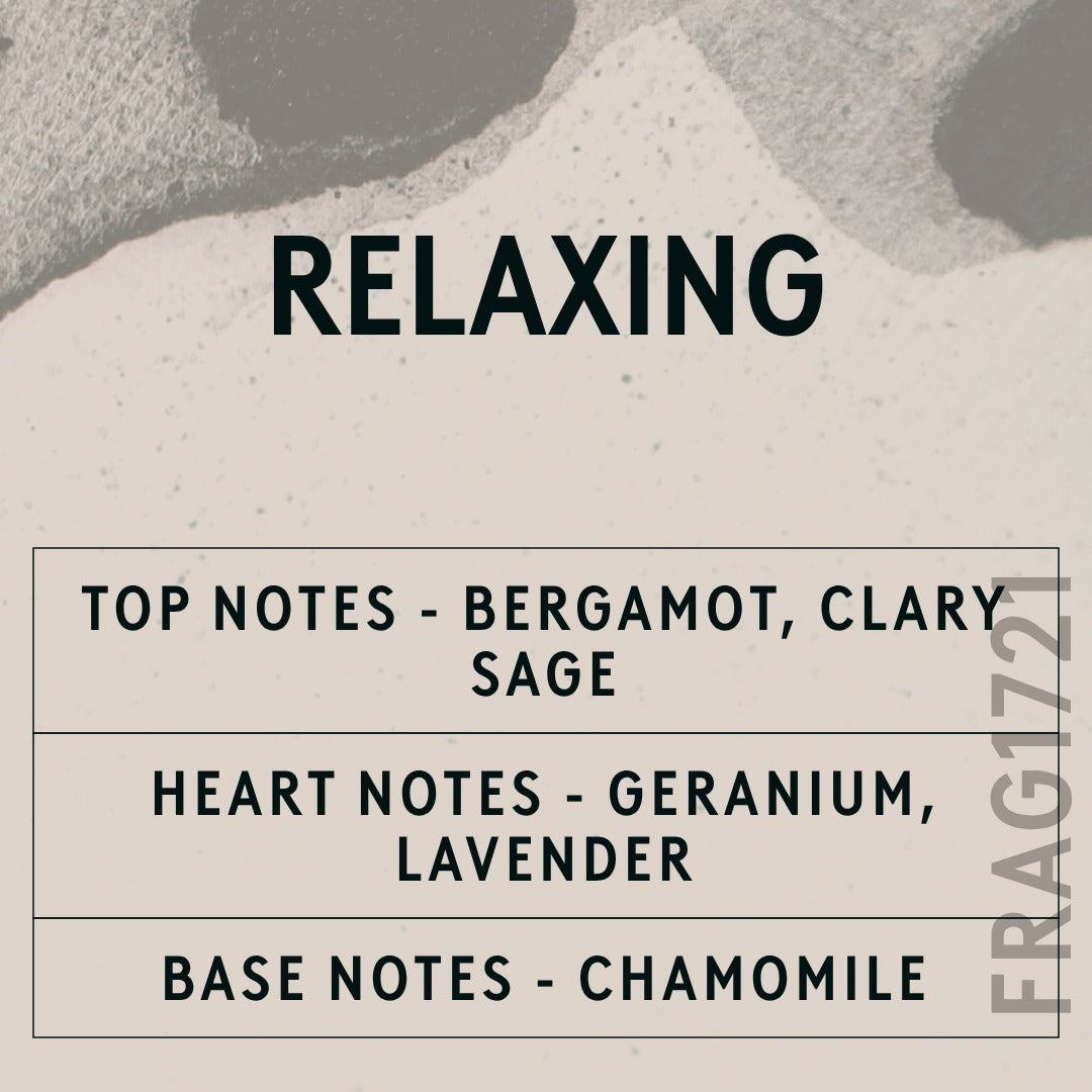 Relaxing Natural Oil scent card (English)