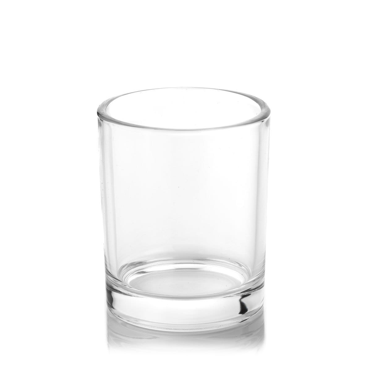 30cl Ebony Luxury Candle Glass - Clear