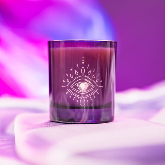 Third Eye - Amethyst Purple 30cl Lotti Halloween Candle Jar