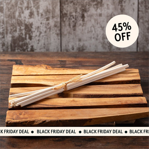 White Rattan Diffuser Reeds 240mm x 4mm