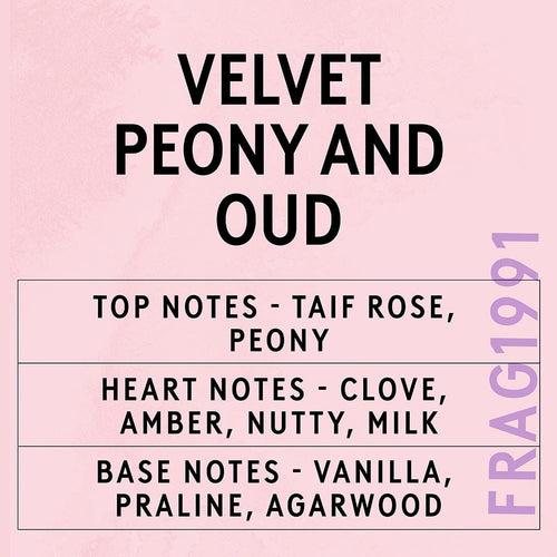 Velvet Peony & Oud Scent Card