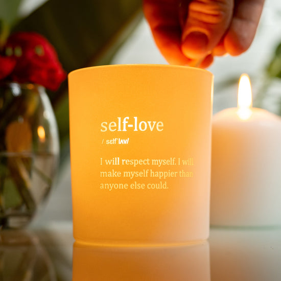 Self-Love - Matt White 30cl Lotti Candle Jar