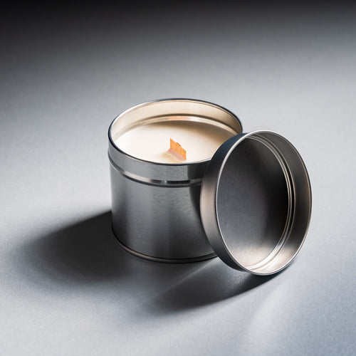 20cl Candle Tin - Silver 