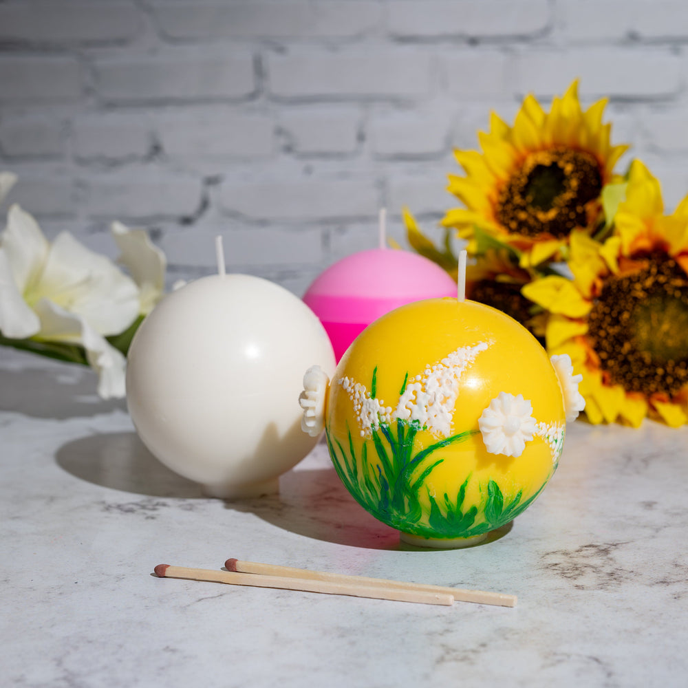 Sphere - Pillar Candle Mould