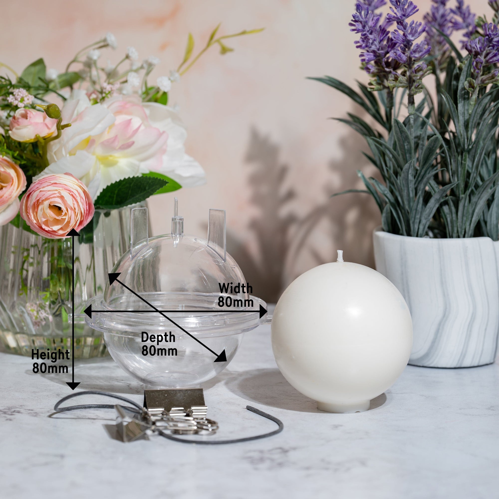 Sphere - Pillar Candle Mould