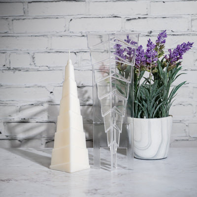 Stepped Pyramid - Pillar Candle Mould
